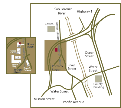 Santa Cruz Acupuncture Clinic - Map